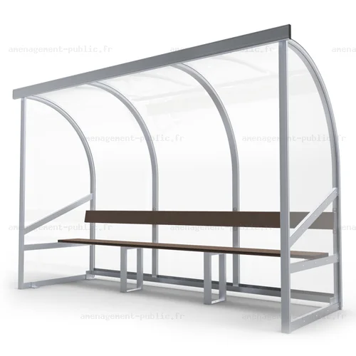 Banc de touche 6 places pour aménagement des stades